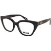 Just Cavalli VJC183V 700Y | Occhiali da Vista Graduati | Plastica | Quadrati, Cat Eye | Nero | Adrialenti