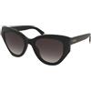 Furla SFU886 0700 | Occhiali da Sole Graduati o Non Graduati | Plastica | Cat Eye | Nero | Adrialenti