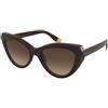 Furla SFU977 07HL | Occhiali da Sole Graduati o Non Graduati | Plastica | Cat Eye | Marrone, Multicolore, Havana | Adrialenti