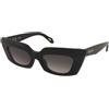 Just Cavalli SJC176 0700 | Occhiali da Sole Graduati o Non Graduati | Plastica | Rettangolari, Cat Eye | Nero | Adrialenti