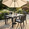 MIlani Home CALIGOLA - tavolo da giardino in wicker