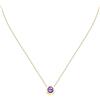 Morellato Collana Donna in Argento 925‰ riciclato Dorato con Pietra Colorata, Collezione TESORI ETERNI