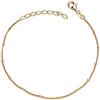 MATERIA by Matthias Wagner Elegante bracciale da donna in argento 925, con sfere, regolabile, 17-20cm, Argento