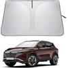 LANTU Parasole Parabrezza Per Nissan Qashqai J12 2021-2026 Ripiegabile Protezione Visiera Solare Con Tasca Portaoggetti Blocca Raggi UV Ombrello Da Sole