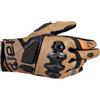 Alpinestars Belize v3 Drystar Guanti da moto impermeabili, marrone/nero, M
