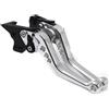 Generic Leva Frizione Freno Per SYM Per MAXSYM Per TL 400 500 508 600 2011-Presente Leva Frizione Freno Set Leve Manubrio Pieghevoli Accessori Per Moto Ricambi(Silver)