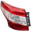 DZSNBMSHD Fanale posteriore sinistro/destro per Nissan Qashqai MK2 J11 2014-2016, LED, Rosso, Acrilico