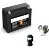 MOTO SPORT MONDO BATTERIA YTX24HL-BS IN GEL SLA BOSC FA123 Y50-N18L-A3 M6 SPEDITA CARICA E PRONTA COMPATIBILE CON YAMAHA XV Virago 1100 da anno 1989 al 1997 BATTERIE ATTIVE AGM 21AH 12V 205X87X162MM CCA 330A