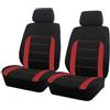 JABBNGD Coprisedili Anteriori per Auto, per Jeep Renegade 2015-2024 Anteriore Impermeabile Resistenti Facili Installare Pulire Sedili Accessori Anteriori Copri Sedili,F