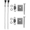 VILLCASE Set 2 Accessori per Macchina Legatrice per Piante Lame Affilate, Molle Resistenti e Perni di Spinta, Ricambi Utensili da Giardino per Legatura Efficiente di Pomodori, Cetrioli