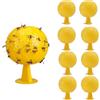 MLordoarf 8 trappole per mosche della frutta, gialle appiccicose per insetti, naturali ed ecologiche, per mosche della frutta, formiche, zanzare e ragni
