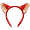 Rachlicy Fascia per orecchie di volpe Fascia per orecchie di animali Kawaii Adorabile accessorio per capelli cosplay per servizi fotografici di feste anime