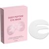 Generic Maschera per occhi al collagene con peptide profondo, cerotti sotto gli occhi per occhiaie e occhi gonfi, design in tre pezzi copre l'intera area degli occhi per linee sottili e borse per gli occhi
