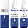 Generic Siero per capelli ai peptidi di rame GHK-Cu (60 ml) - Trattamento anticaduta da 2400 mg; riduce l'effetto crespo e i danni da calore; rende i capelli morbidi e lucenti