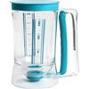 Lily Cook, Bottiglia dispenser per pastella, Versatore per pastella per torte con pistone e coperchio, Graduazione da 900 ml, Taglia unica, Colore casuale