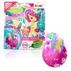 INKEE Bomba da Bagno Bambini XXL con Sorpresa - 180 g | Pallina da bagno effervescente con figurina unicorno da collezione, aroma vaniglia, olio di calendula, vegana