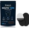Wulove Mouth Tape 100 Pezzi, Cerotti Bocca per Dormire, Morbidi e Traspiranti, con Lavanda e Camomilla, Uso Notturno