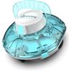 WINNY POOL CLEANER Winny 200 Robot Piscina, Piscina Senza Fili con Batteria, Autonomia 75 Min per Piscine Fuori Terra 60 m², Doppia Filtrazione, Parcheggio Automatico(Blu Semitrasparente)