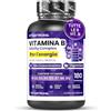 Vitastrong. Vitamina B Complex Alto Dosaggio, 180 Compresse Vitamine Gruppo B di Biotina, Tiamina B1, Riboflavina B2, Vitamina B3 Niacina, B5 Acido Pantotenico, B6, Vitamina B12 e Acido Folico