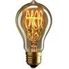 Equirider Lampadina a filamento decorativo a vite E27 G95 G80 ST64 C35 T45 dimmerabile, luce bianca calda 2700K 230V,