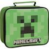 MINECRAFT - Borsa Termica Rettangolare Impermeabile Porta Pranzo per Bambini con manico - Gadget Scuola