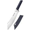 Steakchamp Coltello da Chef BBQ Pro 22 cm: Coltello da Cucina Professionale per Carne, In Acciaio X50CrMoV15 di Alta Qualità, Con Manico Antiscivolo, Incl. Protezione della Lama
