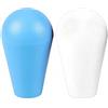 Digitalkey Pomelli a Pera per Joystick Sanwa, 2 Pezzi (Blu_Bianco)