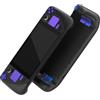 eXtremeRate Tasti Kit per Steam Deck LCD,Pulsante ABXY D-Pad Trackpad Bumpers Trigger Grilletti Ricambio per Steam Deck LCD con Cacciaviti(Senza Console)-Camaleonte Viola Blu