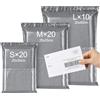 Brysalis 50 Pezzi Buste Per Spedizioni, Sacchetti Spedizione Vinted, Autoadesive Pacchi, Busta Postali Plastica, Mailing Bags, Grigio Scuro, Per Indumenti, Libro, Scarpe (20 S/20 M/10 L)
