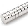 Top Magnesy - 100 pezzi magneti al neodimio cilindrici 6x2,5 mm N38, super potenti e nichelati, ideali per fai-da-te, modellismo, elettronica e uso industriale