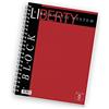 Pigna LIBERTY 01016515M, Blocco spiralato A4, 5 mm - 80 ff, confezione da 5