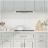 LoogCape 2 pannelli posteriori da cucina, trasparenti, 80 x 40 cm, in vetro temperato, resistenti al calore, agli urti, facili da pulire, pratici paraspruzzi per accessori da cucina e utensili da