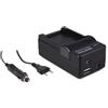 Patona caricabatterie 4in1 per Casio EXILIM EX-M2, Z3, Z4, S2, S3, M1, S1, NP-20 "