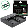 Patona Caricabatterie Premium Dual PD Performance per Casio NP-20 incl. ingresso/uscita USB-C"