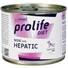 Generico PRO-LIFE Cane Hepatic Mini | alimento umido completo dietetico per il cane adulto di taglia piccola, per il supporto alla funzione epatica, 6 lattine da 200 grammi l'una.