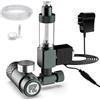 FZONE Kit Regolatore CO₂ per Acquario, Sistema CO₂ Compatto con Diffusore, Elettrovalvola DC Aggiornata e Contabolle con Valvola di Non Ritorno, per Sistemi CO₂ in Acquari di Piante Acquatiche