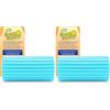 Scrub Daddy Damp Duster, Spugna Magica per la Pulizia della Polvere, Spolverino per Persiane e Tende in Legno, Prese d'Aria, Termosifoni, Battiscopa, Specchi e Ragnatele, Blu (Confezione da 2)