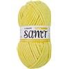 myboshi Lana di velluto per uncinetto e maglia, morbida lana di ciniglia in gomitolo XXL, perfetta per amigurumi e cuscini, 100% poliestere soffice, 100 g, 100 m, giallo (pulcino), 1 gomitolo