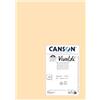 CANSON Iris Vivaldi - Carta colorata, formato A4, 185 g/mq, 12 colori pastello, 120 fogli