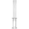 Relaxdays Colonna per laghetto H x D 108 x 20 cm, Acrilico/Metallo, Decorazione da Giardino