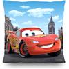 AG Design - Cuscino decorativo Disney con copertina - Disney Cars - 40 x 40 cm, 1 pezzo - CND 3112