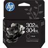 HP Cartuccia HP 302XL+304XL (B7RT9AE) Nero