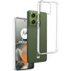 REY Cover in Gel TPU Trasparente per Motorola Edge 70 - X70 Air, Ultra Sottile 0,33 mm, Morbido Flessibile, Custodia Silicone