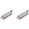 Dawafit 2X Mosfet Mos Waterblock per Scheda Madre Alimentazione Scheda Grafica (8cm)