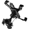 Amsixo Musica Microfono Stand Holder Mount Per 7 A 11 pollice ForIPad Air 5 4 3 2 Tablet Desktop Holder Supporto Del Basamento di Supporto Della Bicicletta Manopole Per Manubrio