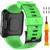 ANBEST Bracciale Compatibile con Forerunner 35 Cinturino, Bracciale Sportiva in Silicone per Approach S10/Approach S5/Approach S6 Smart Watch, Verde