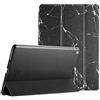 ProCase iPad Air (3rd Gen) 10.5 2019 / iPad Pro 10.5 2017 Custodia -Ultra Sottile e Leggero Supporto Auto Svegliati/Sonno, Cover Posteriore Traslucida per iPad Air (3rd Gen) 10.5 2019 -Marmo nero