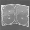 amaray Custodia per DVD-opbergdoos in Clear to Hold 4 dischi di amaray