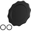 Itramax Base Magnetica per Impugnature PopSockets,Solo Base Impugnatura Rimovibile,Compatibile con MagSafe iPhone 17 16 15 14 13 12,per Samsung e Kindle con 2 Anelli Magnetici,Nero