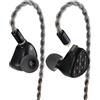 KGUSS KEFINE Arnar - Monitor HiFi, 1 driver planare + 1 auricolare ibrido BA, cuffie cablate 3,5/4,4 mm, cavo rimovibile da 0,78 mm a 2 pin, 3 paia di auricolari intercambiabili